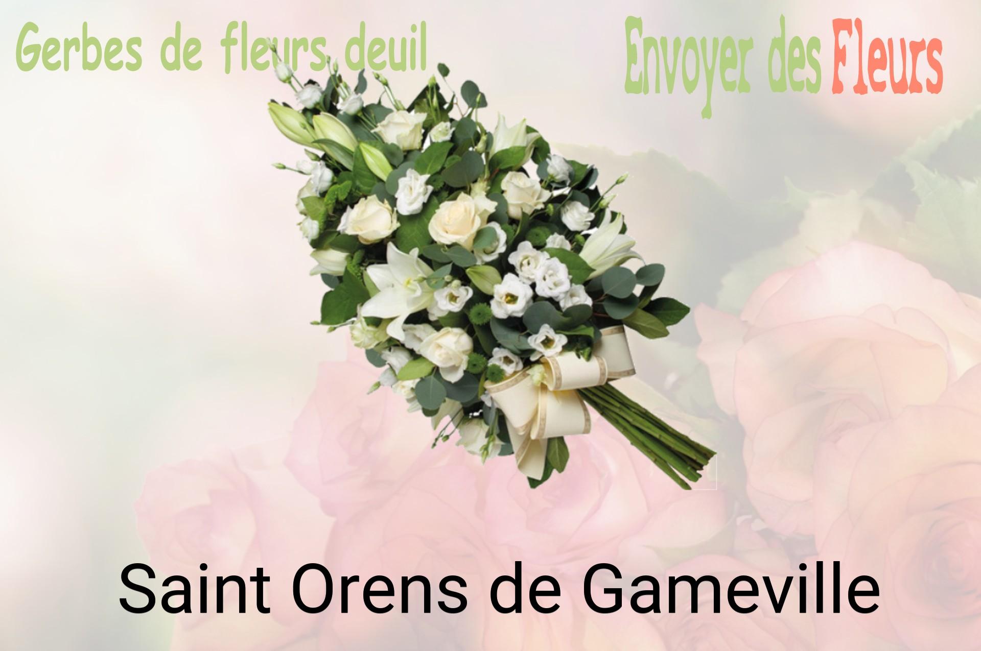 Gerbe de fleurs de deuil livrée à Saint-Orens-de-Gameville